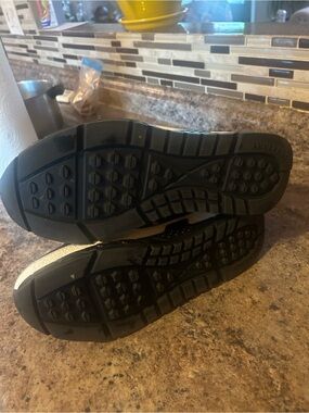 Burberry Black & White Men's Sneakers with Lug Soles